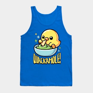 Quackamole! Cute Guacamole Duck Pun Tank Top